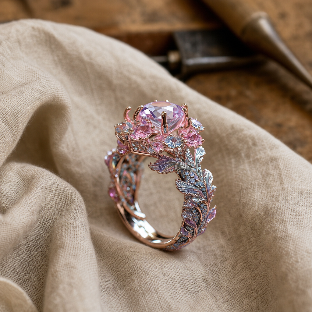 Unique Silver Plated Ring