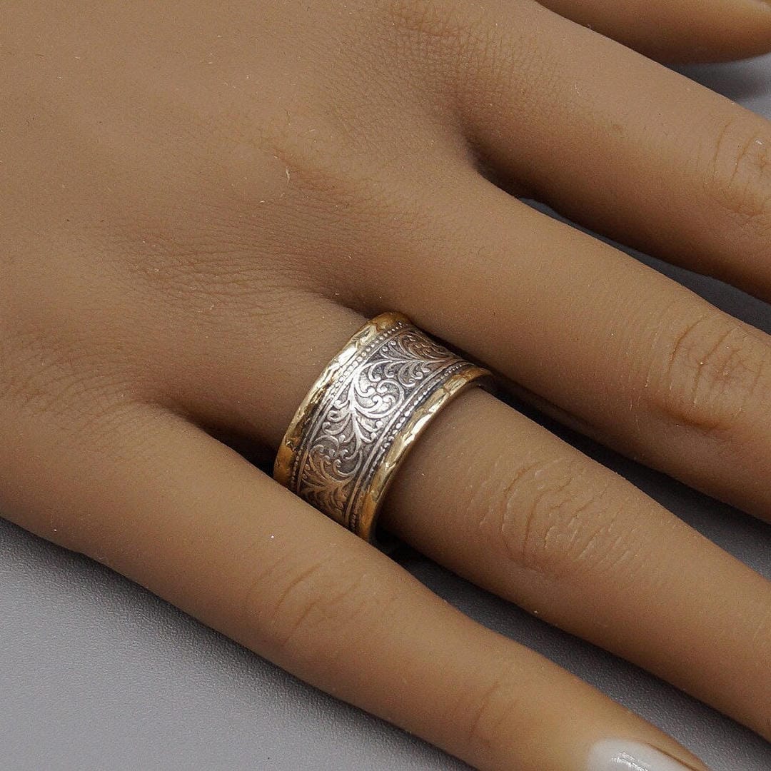 Timeless Gold and Silver Elegance Ring