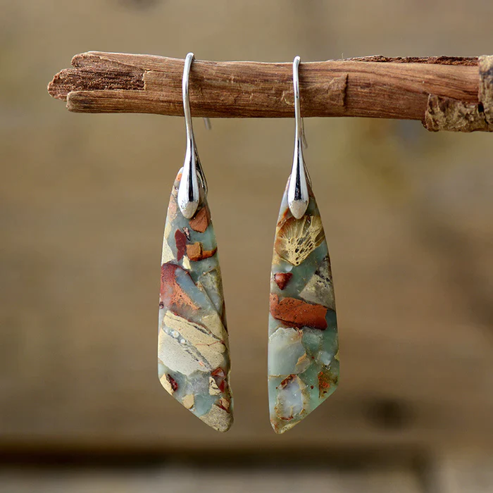 Charm - Vintage-Inspired Natural Gemstone Earrings