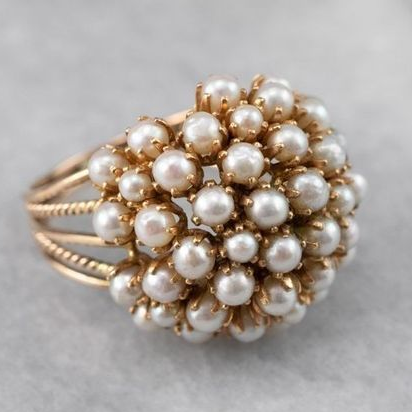 Pearl Inset Ring