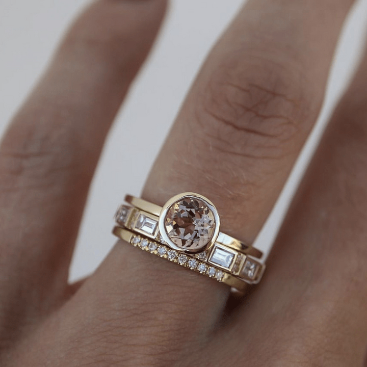 Gold Bezel Set Solitaire Ring