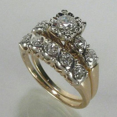 Retro Glittering Gold Band