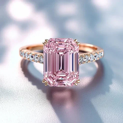 Rose Quartz Dream Gem Ring