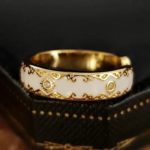 White Gold Band