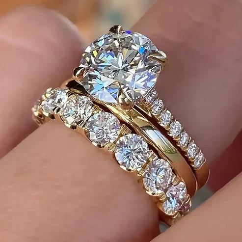 Glittering Gold Ring Collection