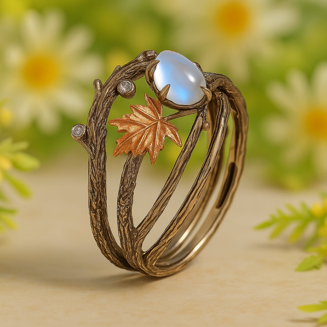 Genuine Moonstone Ring