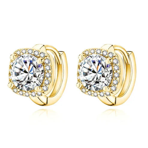 Nadine Square Stud Earrings