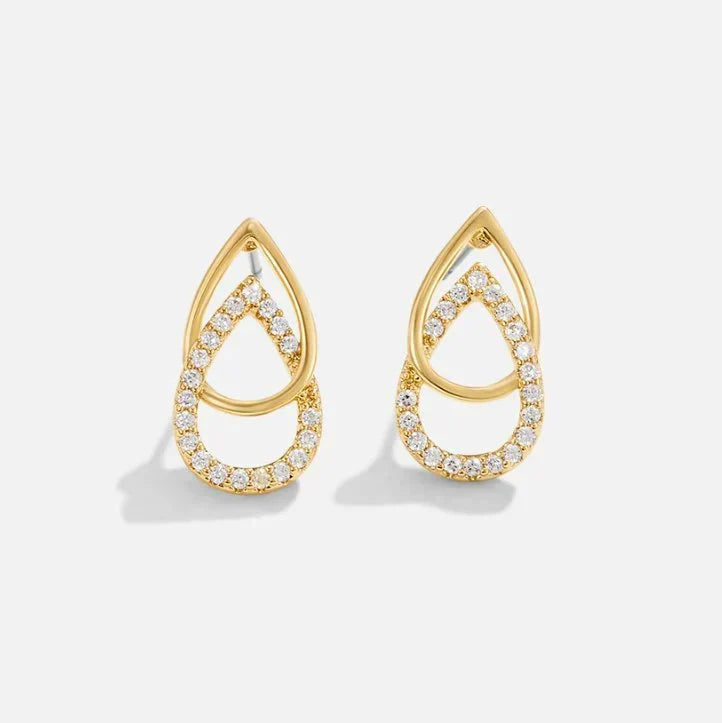 Teardrop Chain Earrings by Lin