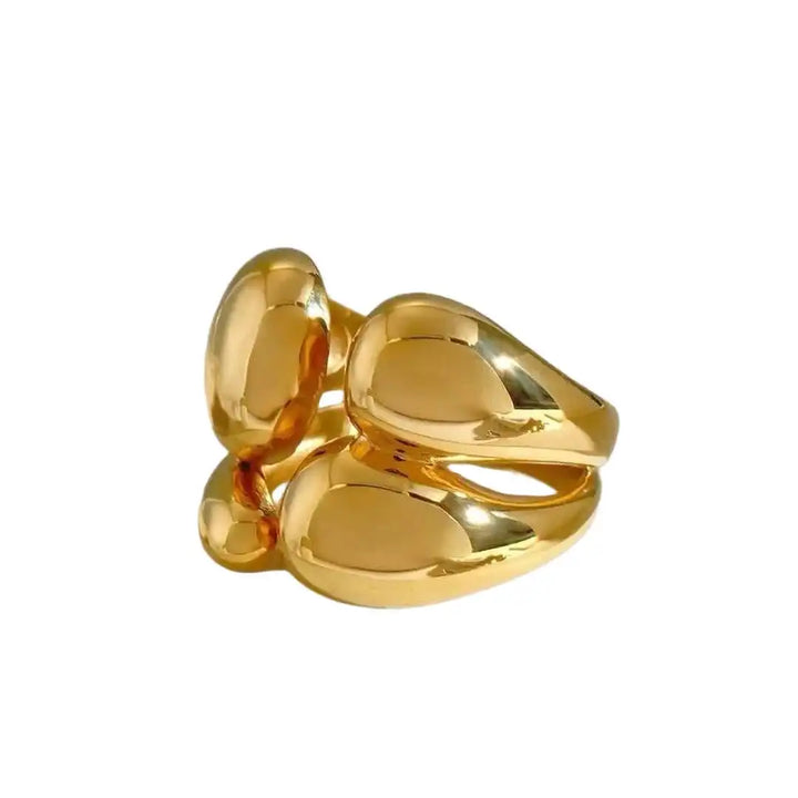 Two-Tone Gold and Silver Stackable Ring