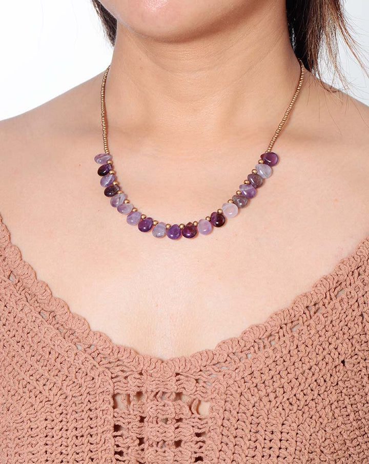 Amethyst Necklace of Love and Essence