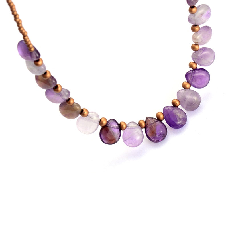 Amethyst Necklace of Love and Essence