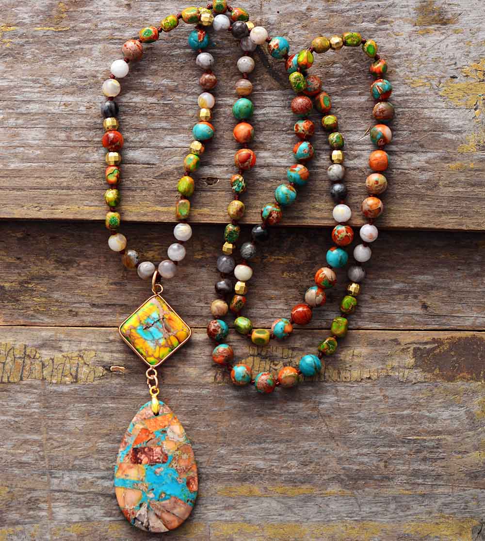 Radiant Jasper Wellness Necklace