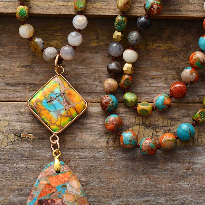 Radiant Jasper Wellness Necklace