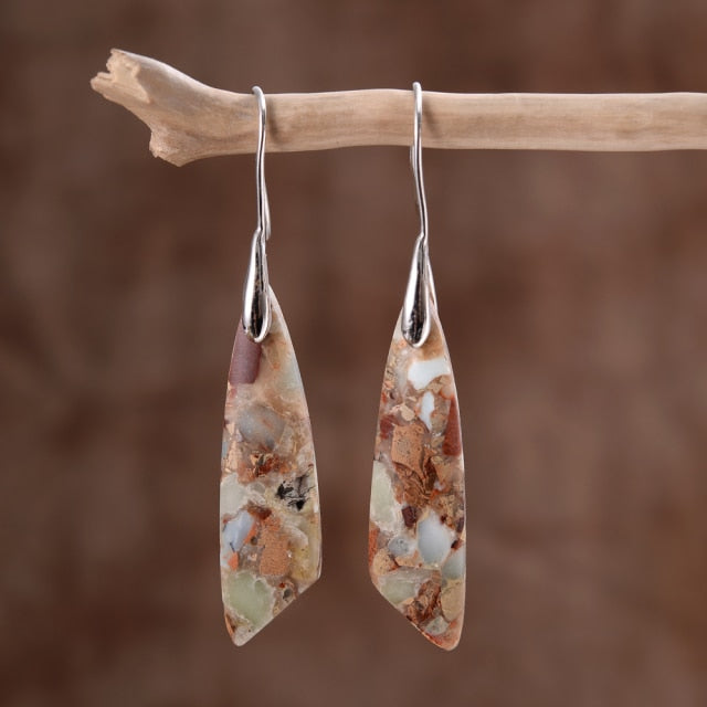 Heavenly Jasper Drop Earrings