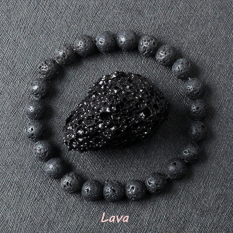 Grounding Strength Lava Bracelet