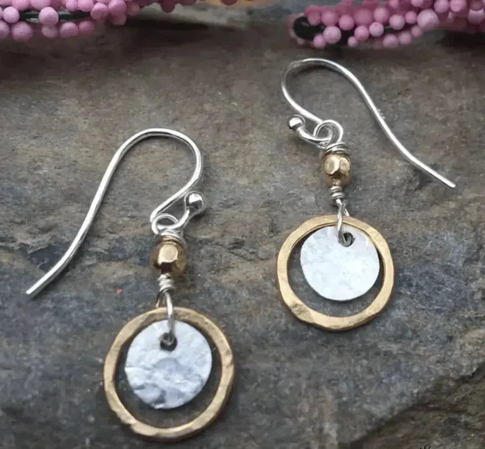 Vintage Gold and Silver Earrings